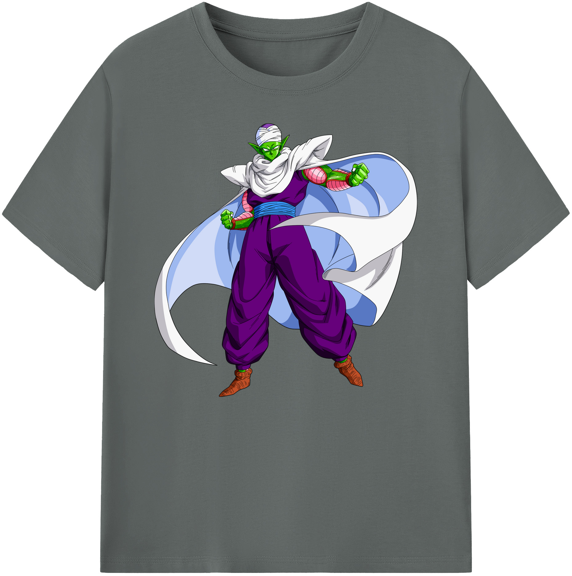 （画像用） ドラゴンボール ピッコロ DRAGON BALL Piccolo 綿100％ メンズ半袖Tシャツ｜肌触りやわらか＆通気性
